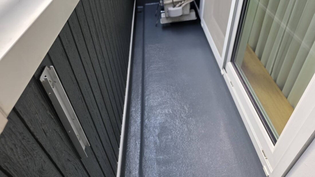 バルコニー防水　施工後