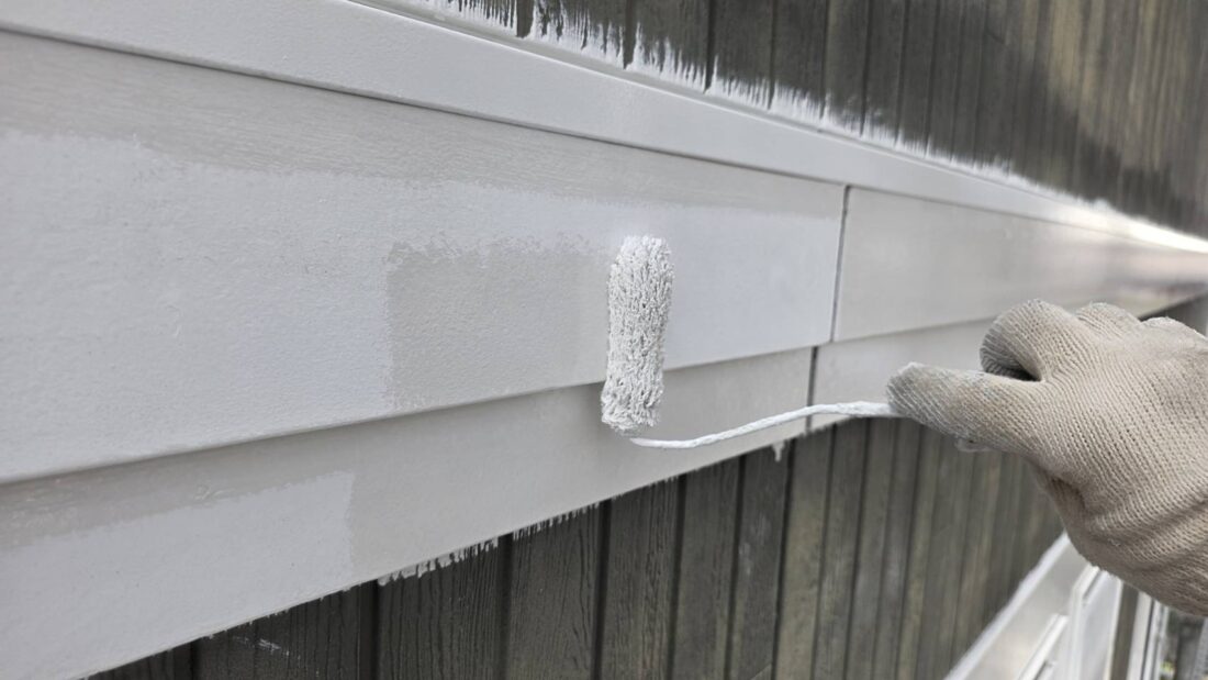 幕板塗装　中塗り