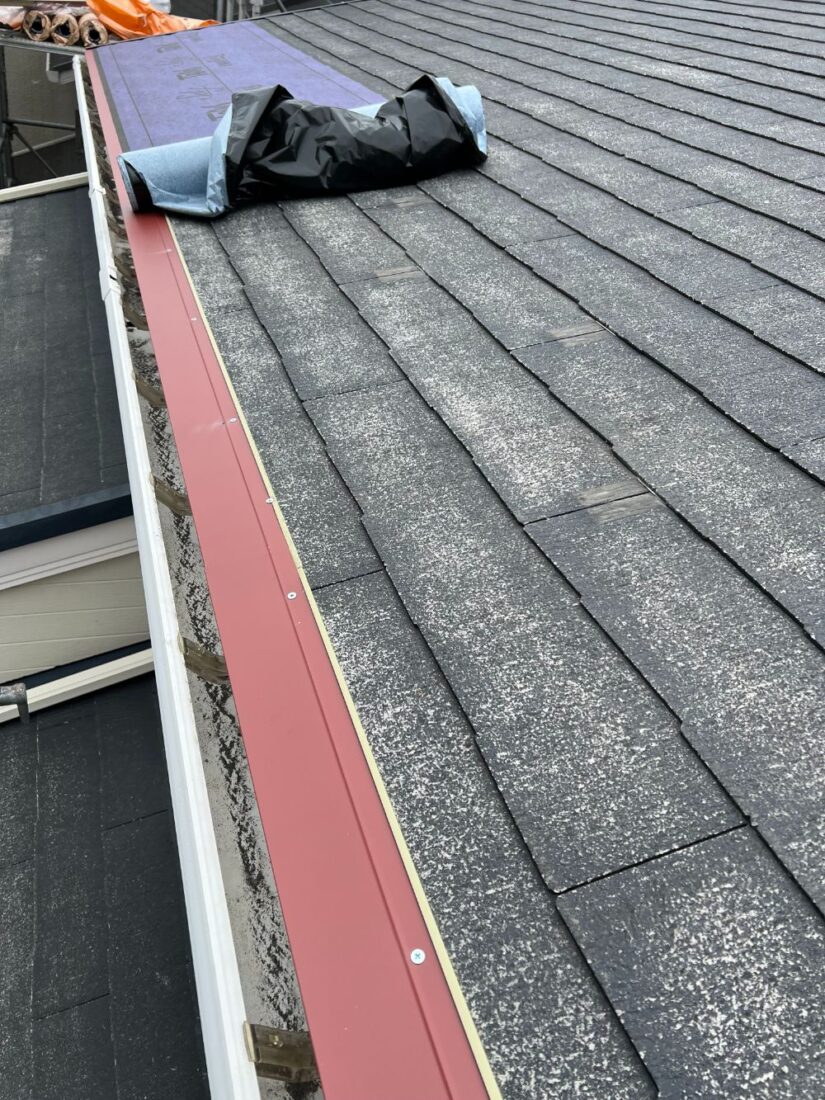 ルーフィングシート敷き