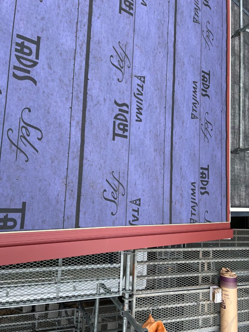 ルーフィングシート敷き　完了